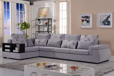 普尼狄現(xiàn)代簡(jiǎn)約時(shí)尚布藝轉(zhuǎn)角沙發(fā) 大小戶型皆宜，拆洗設(shè)計(jì)更貼心